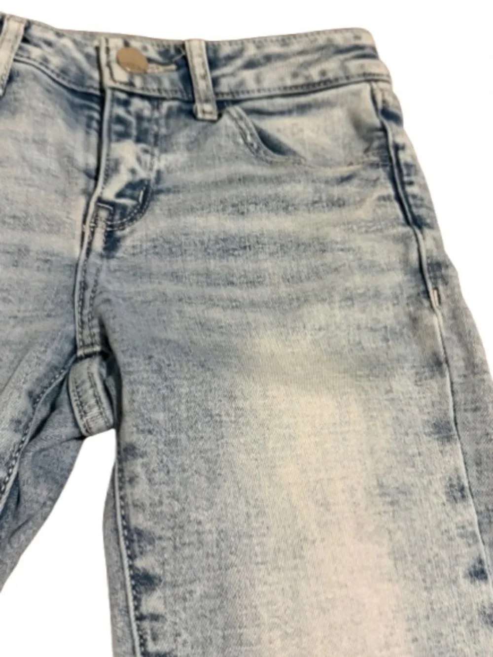 Buckle Girls High-Rise Light Blue Flare Jeans Wide Leg Size 12L